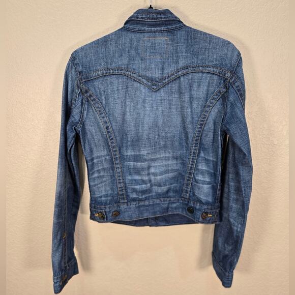 True Religion Blue Denim Jacket - Picture 5 of 13